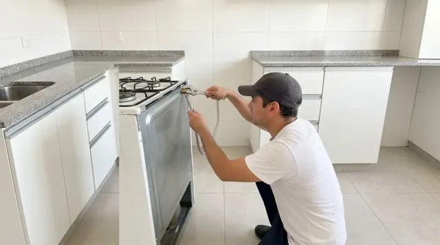 Conexión de una cocina a la instalación de gas